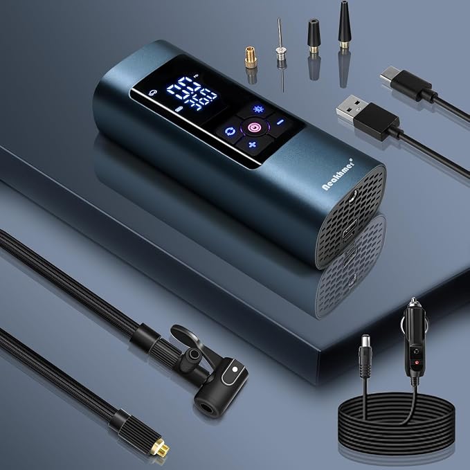 Tire Inflator Portable Air Compressor: Cordless Air Pump - Image 7