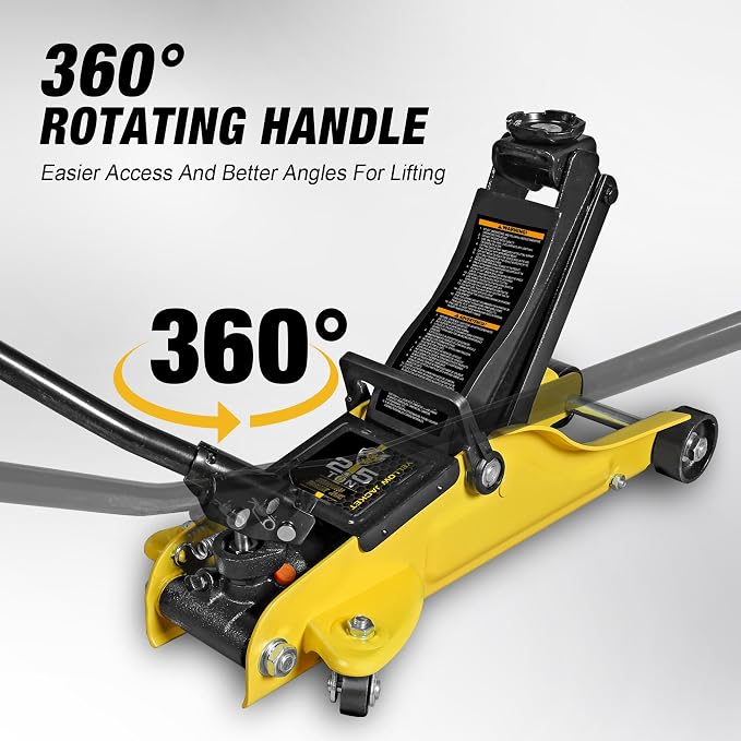 YELLOW JACKET 2.5 Ton Trolley Jack - Image 3