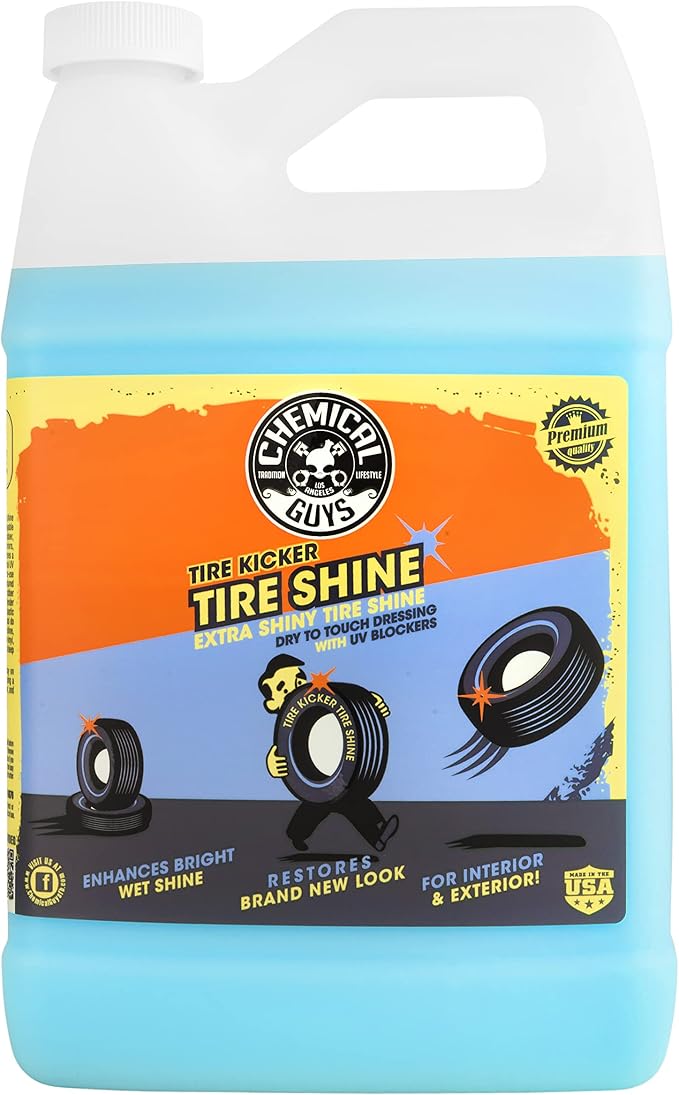 Chemical Guys Tire Kicker Sprayable Extra Glossy Tire Shine Safe by ChemicalGuys