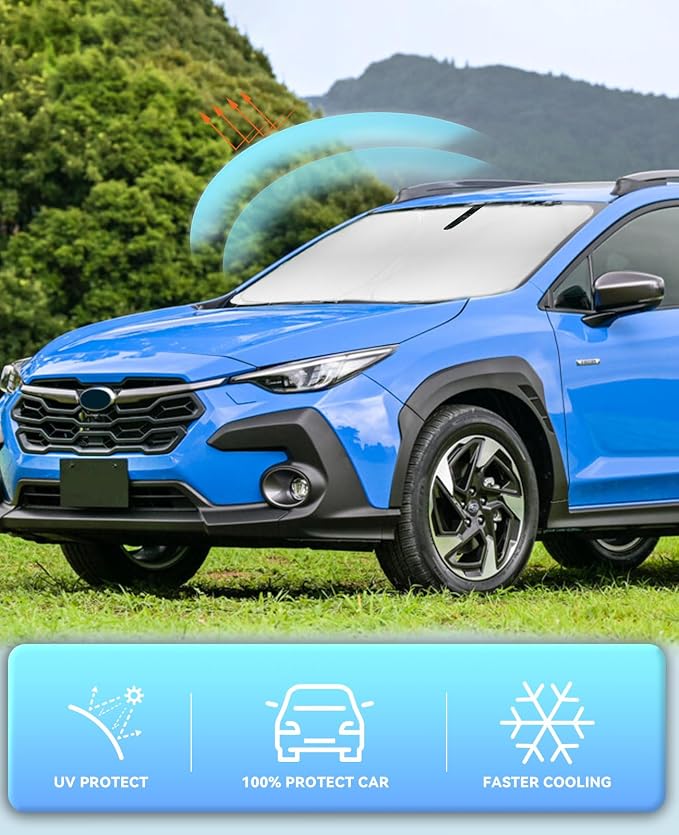 Sun Shade for Crosstrek Wagon Windshield Sunshades for 2026 2025-2018 Subaru - Image 5
