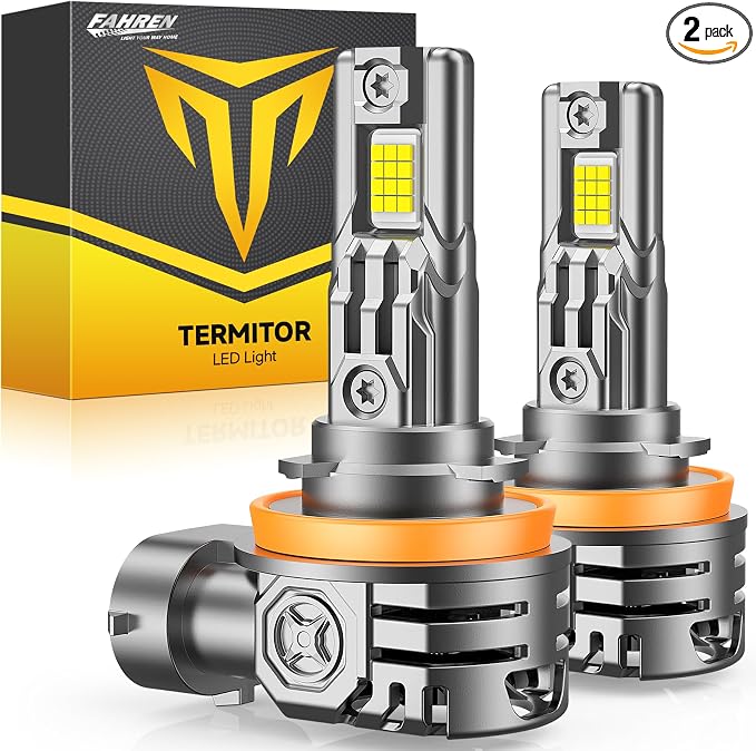FAHREN 2025 Upgraded H11/H9/H8 LED Bulbs, 60000LM 1000% Ultra-Bright, Real 1:1 by Fahren