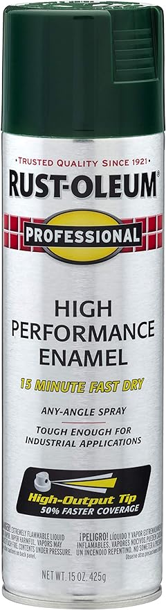 Rust-Oleum 7538838 Professional High Performance Enamel Spray Paint, 15 Oz by Rust-Oleum