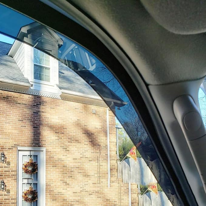 94228 Sunproof Waterproof Side Window Wind Deflector, Rain Guards Visor fit - Image 8
