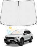 Windshield Sun Shade for Volks wagen/VW Taos Accessories 2022-2025 2026 Thicken by Canvcle