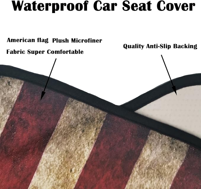 Car Seat Cover Protector Front Seats, - Image 5