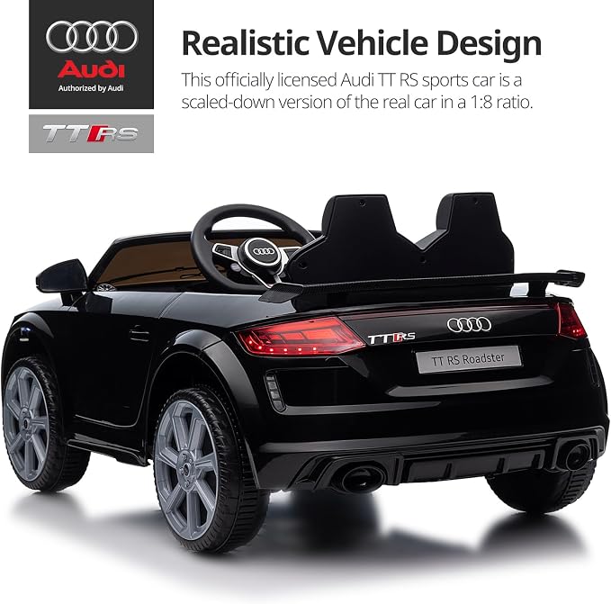 Electric Ride on Car for Kids, Licensed Audi 12V 7Ah Kids Ride-on Toy for - Image 4