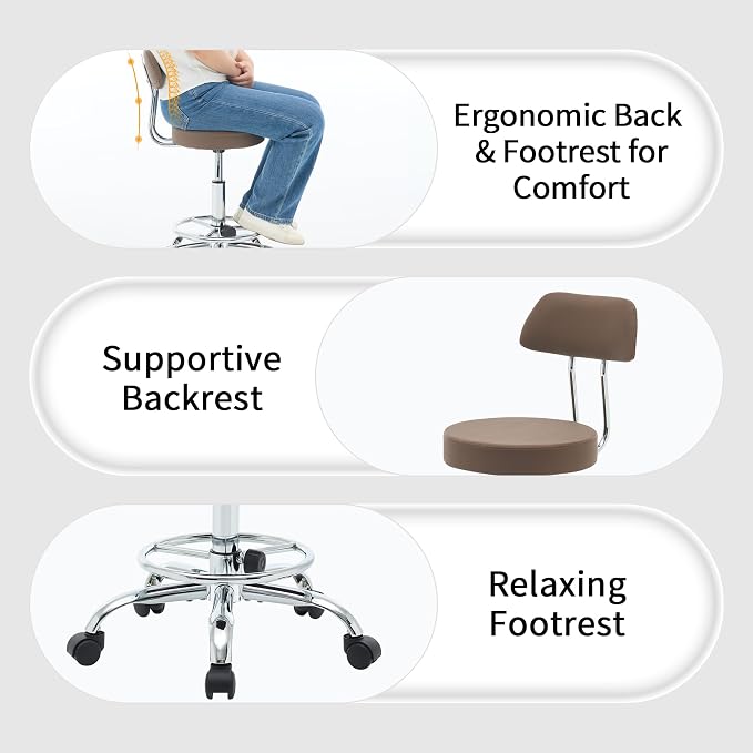 Office Drafting Chair Lab Stool - Image 5