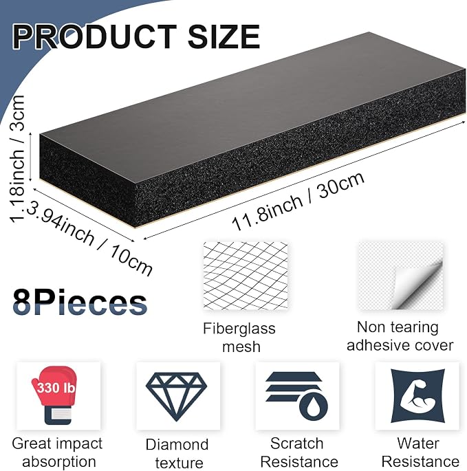 Newwiee 8 Pack Garage Wall Protector, Garage Bumpers - Image 2