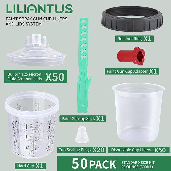 Disposable Paint Spray Gun Cups - Image 3