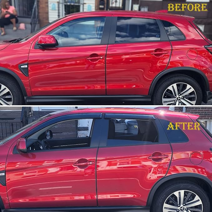 Rainproof Side Window Wind Deflectors - Image 4