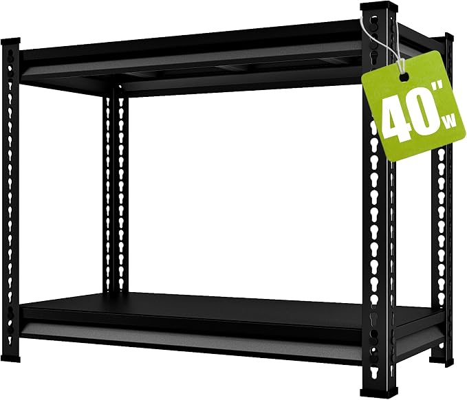 Garage Shelving Heavy Duty 880LBS Loads, 2-Tier Metal Shelving Units and Storage - Image 7