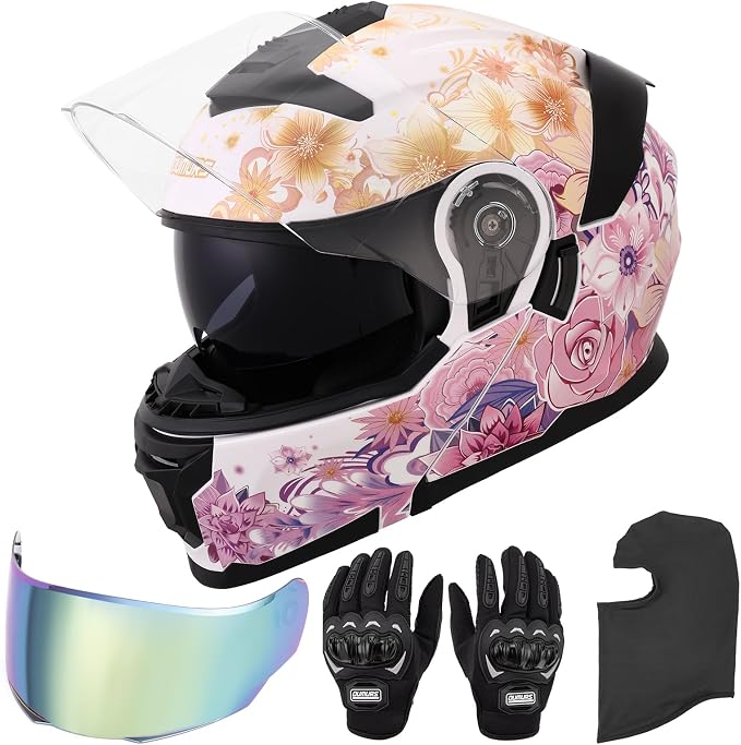 Modular Motorcycle Helmets Full Face Flip up Street Bike Motorcycle Helmet - Image 9