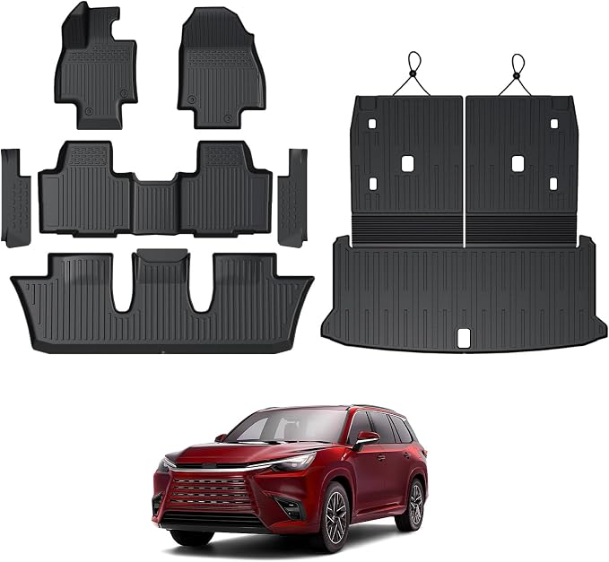 Floor Mats for 2024 2025 Lexus TX, Cargo Liner by GALVAGNITE