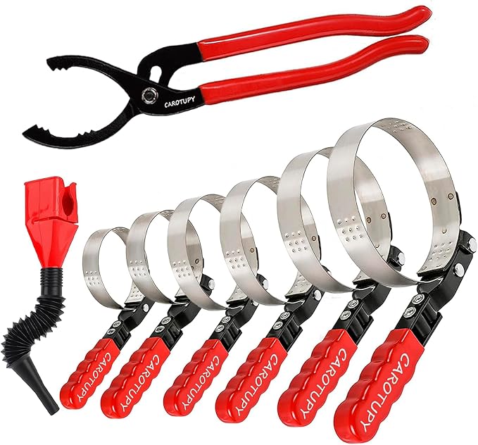 8pcs Oil Filter Wrench Set, Oil filter Removal Tool Adjustable from by CAROTUPY