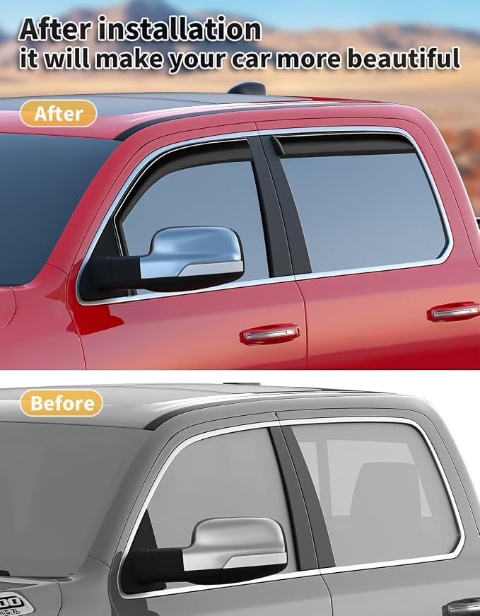 in-Channel Window Rain Guards Fit - Image 5
