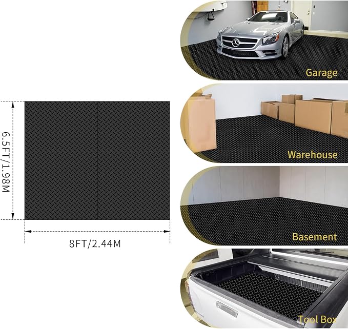 Premium Garage Floor Mat, Commercial Grade Heavy Duty Parking Mat - Image 7