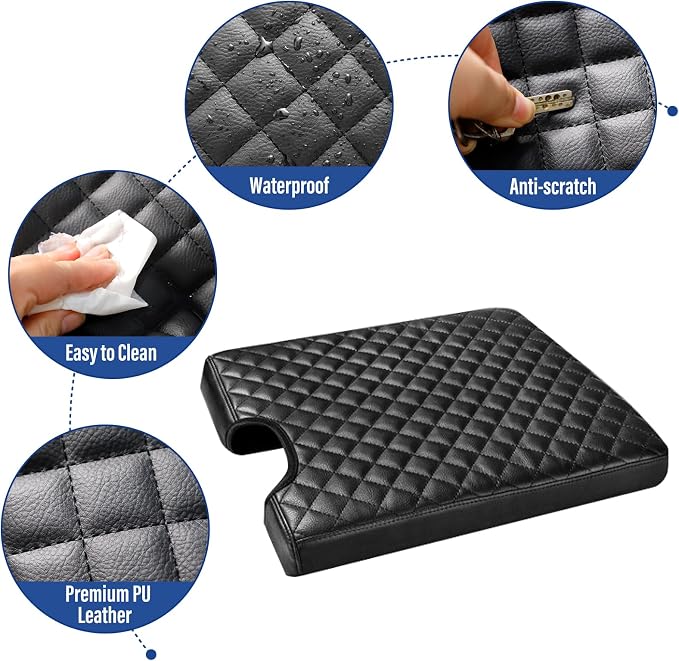 Center Console Cover for Ford F150 2015-2022, F250 F350 F450 F550 2017-2022 - Image 6