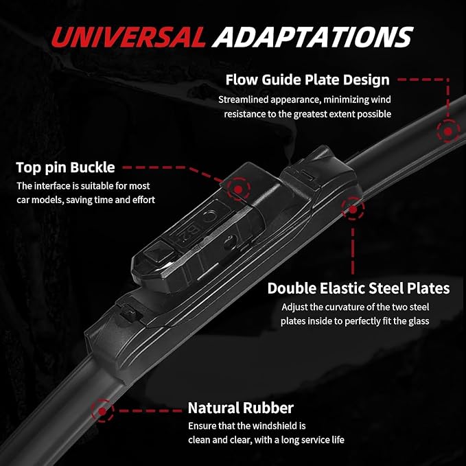 OTUAYAUTO Windshield Wiper Blades - Image 4