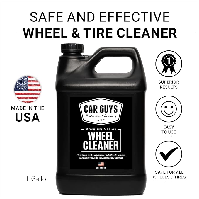 CAR GUYS Wheel Cleaner 1 Gallon Refill | Effective Rim and Tire Cleaner | Safe - Image 2