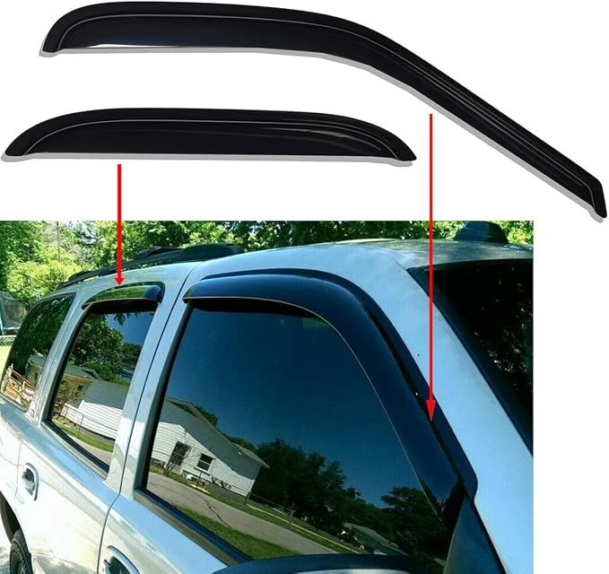 Lightronic Extra Durable Tape-on Auto Vent Window Visor, Fit 2000-2006 - Image 5