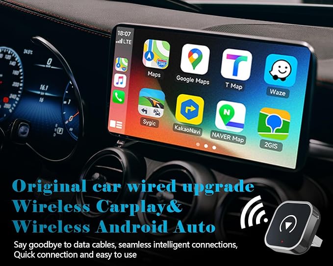 2025 Wireless CarPlay Adapter – Convert Wired to Wireless CarPlay, Mini USB - Image 6