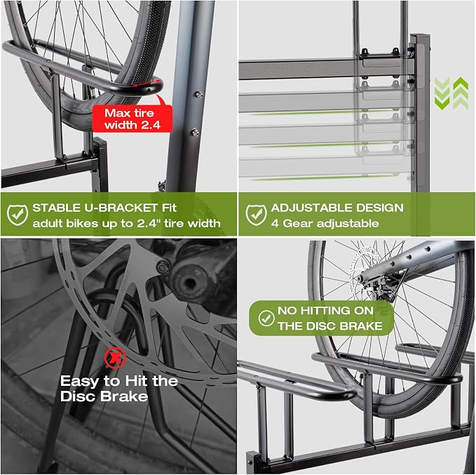 CXWXC 3/5 Bikes Stand Rack - Image 4