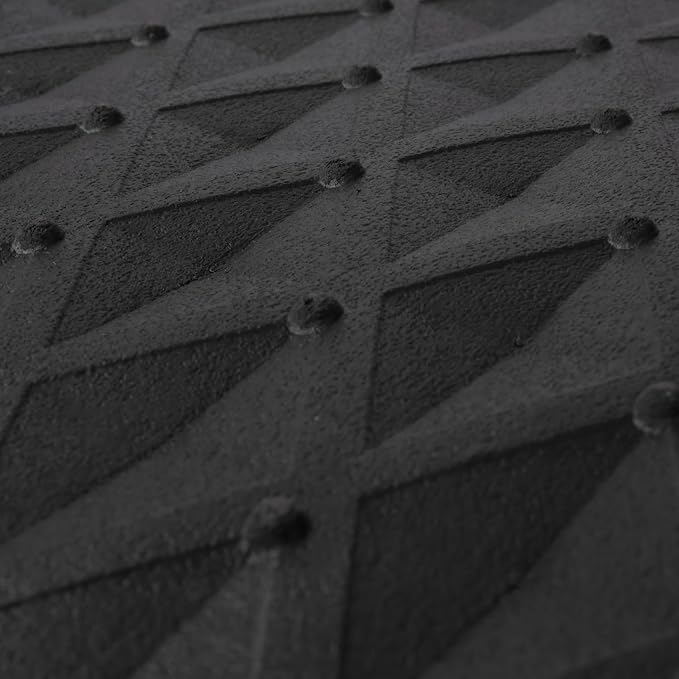 CAR PASS Black Rubber Car Mats, All-Weather Floor Mats Full Set Durable - Image 8