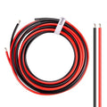 8 Gauge Wire - iGreely 30 FT Red & 30 FT Black 8 AWG Tinned Copper Electrical by iGreely