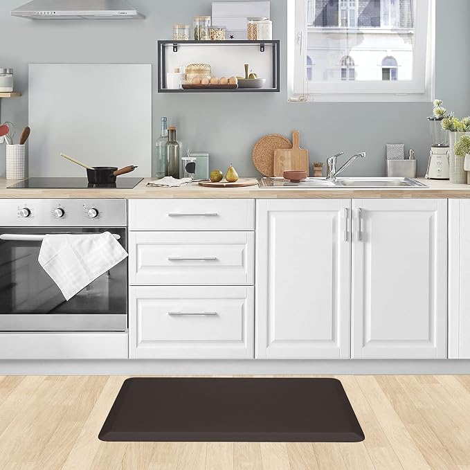 KitchenClouds Kitchen Mat Cushioned Anti Fatigue Rug 17.3"x28" Waterproof Non - Image 7