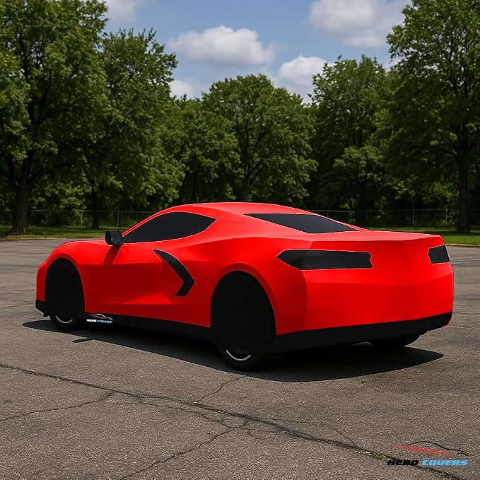C8 Car Cover Fit for Corvette C8 Indoor and Outdoor Protection - Image 8