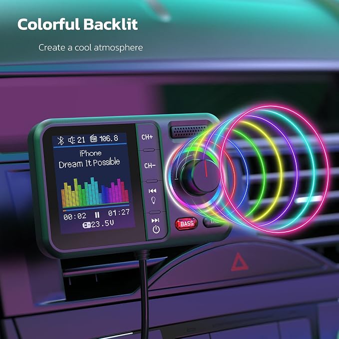 Nulaxy Bluetooth FM Transmitter - Image 6
