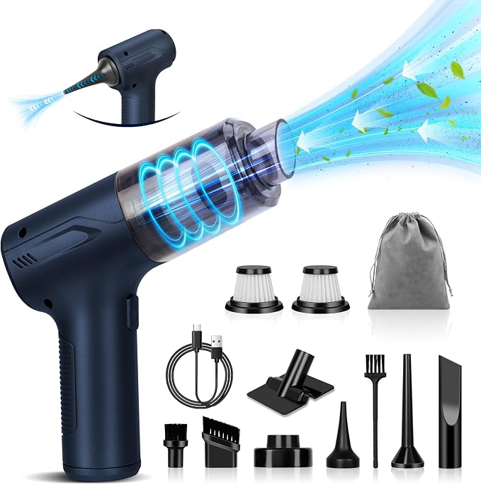 Handheld Car Vacuum Cleaner Cordless, High-Power Brushless 20000PA Mini Hand by Eascor