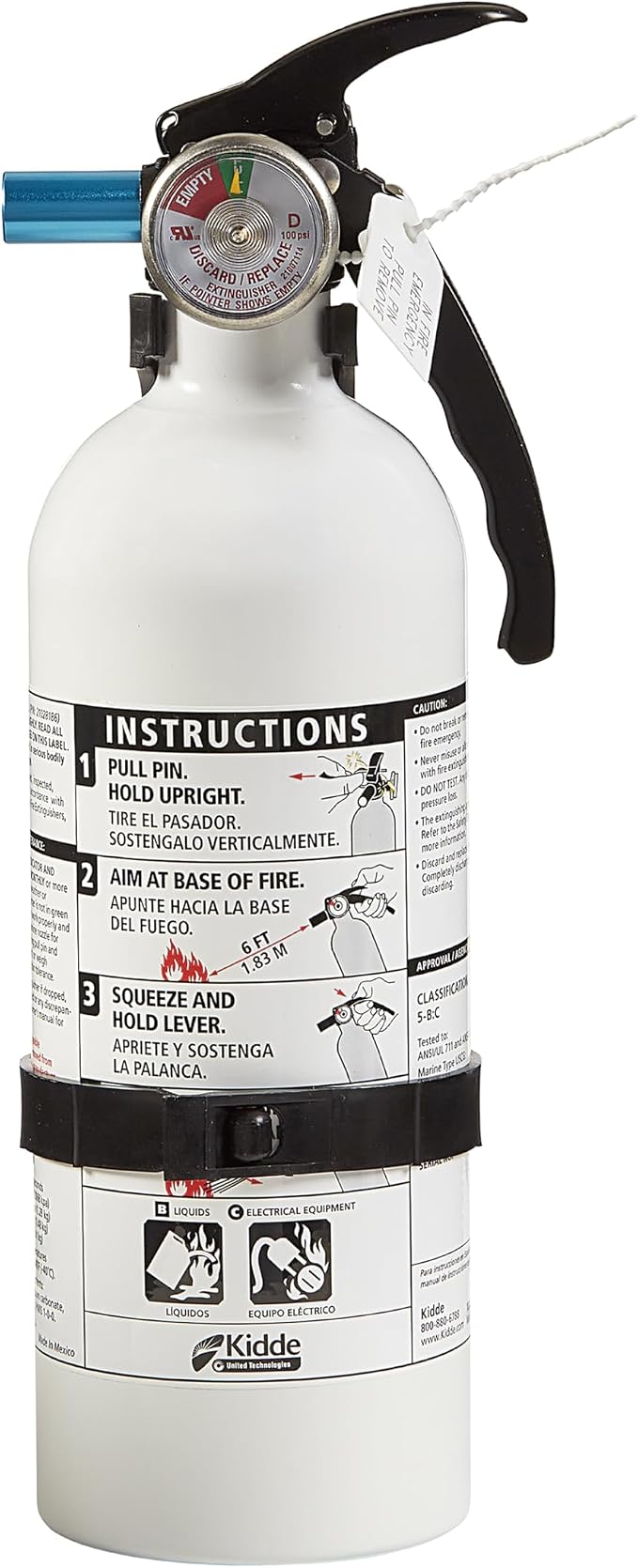Kidde Auto Fire Extinguisher for Car & Truck, 3.2 Lbs., Dry Chemical - Image 2