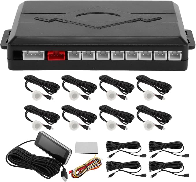 Motoforti Car Auto Vehicle Reverse Backup Radar System Reverse Parking Sensors by MOTOFORTI