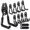 3-H Garage Wall Hooks 10 Pack, Heavy Duty Garage Hooks by 3-H