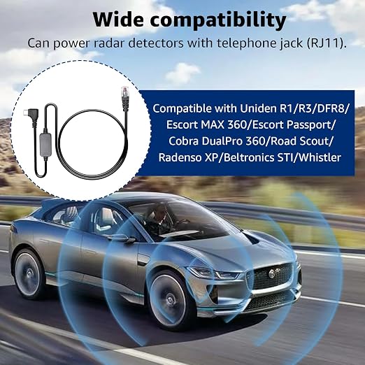 USB-C to RJ11 Plug Cable, Radar Detector Cable - Image 6