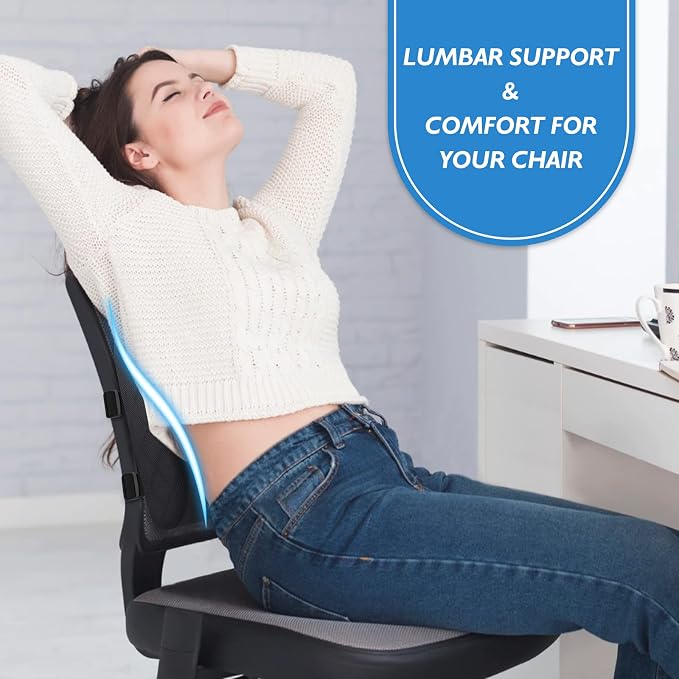 Lumbar Support Pillow for Office Chair Back Support Lumbar Pillow for Car - Image 6
