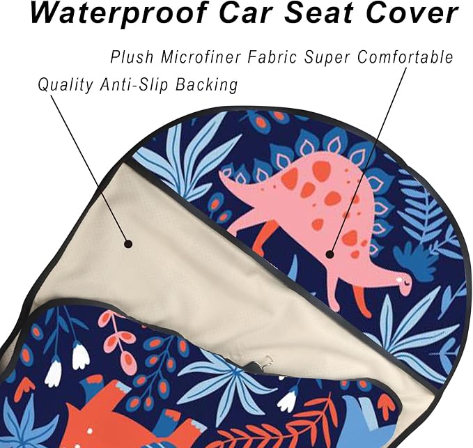 Car Seat Cover Protector Front Seats, - Image 5