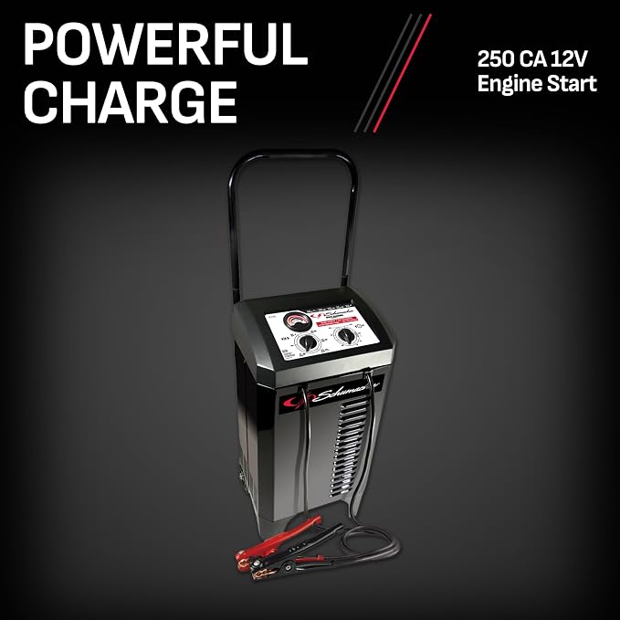 Schumacher Electric Manual Battery Charger & Engine Starter – 6V/12V 250A - Image 5