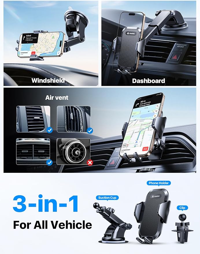 andobil Car Phone Holder Mount Phone Holders - Image 5