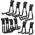 3-H Slatwall Accessories 10 Pack, Slatwall Hooks & Hangers 5 Sizes, Slat Wall by 3-H