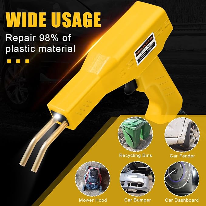 ATOLS Plastic Welder, Plastic Welding Kit, Hot Stapler Kit, Plastic Welder Gun - Image 2