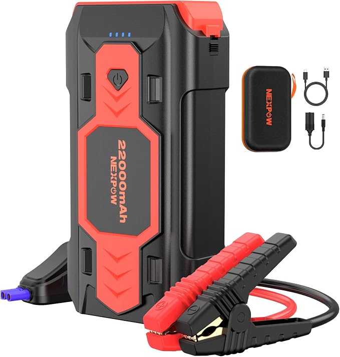 NEXPOW 2500A Peak Car Battery Jump Starter, 12V Auto Car Battery Booster Pack by NEXPOW