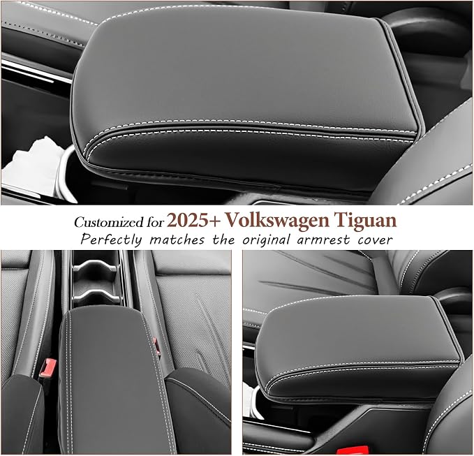 SKTU for 2025 VW Tiguan Accessories Center Console Cover for 2025+ Volkswagen - Image 3