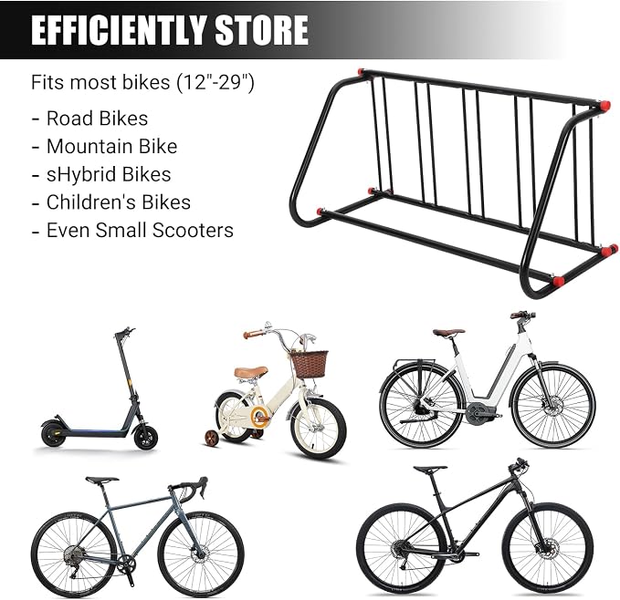 Commercial Grid Bike Rack for 5 Bikes - Image 4
