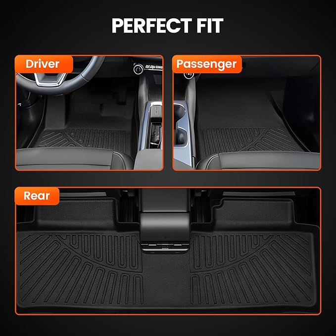KMF Floor Mats for 2025 2026 Chevrolet/Chevy Equinox Accessories GMC Terrain - Image 4