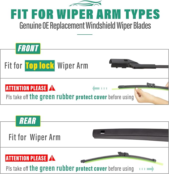 26" 18" 11" Windshield Wiper Blades Replacement - Image 7