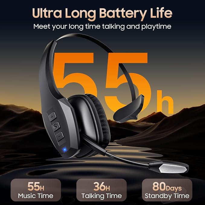 Trucker Bluetooth Headset, Wireless Headset - Image 7