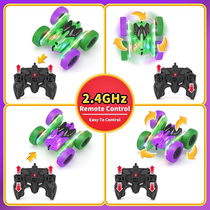 Remote Control Car, RC Cars, RC Stunt Car Toys - Image 3