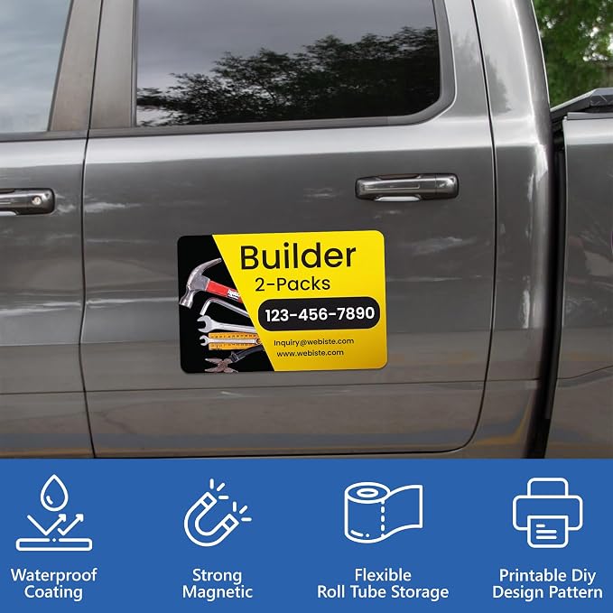 Custom Car Magnet Signs for Businesses 2 pk - Image 6